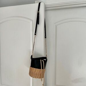 Aldo basket/wicker purse